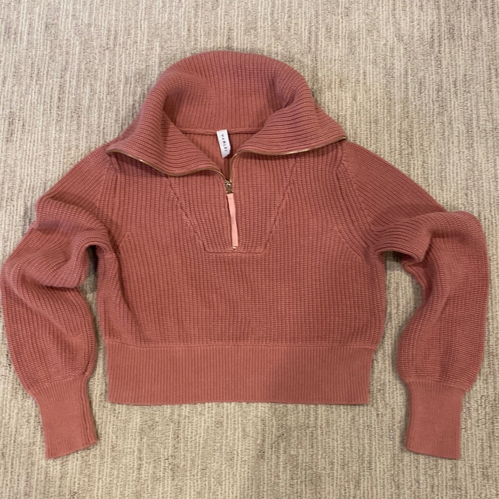 VARLEY MENTONE SWEATER in ASH ROSE / EUC / SIZE SMALL / $65